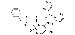 3-羟基头孢 结构式
