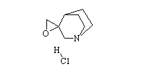 Spiro[1-azabicyclo[2.2.2]octane-3,2'-oxirane] hydrochloride Chemical Structure