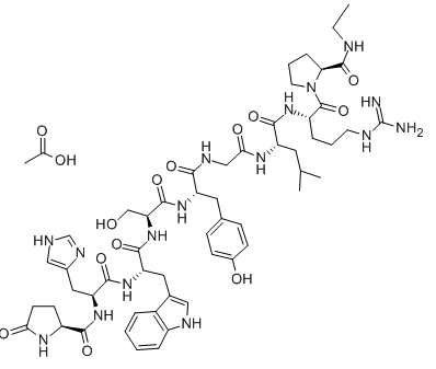 Fertirelin acetate Chemical Structure