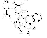 Azilsartan kamedoxomil Chemical Structure