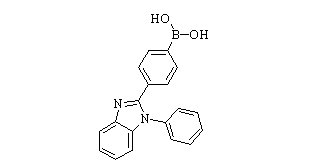Boronic acid, B-[4-(1-phenyl-1H-benzimidazol-2-yl)phenyl]- Chemical Structure